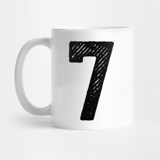 Rough Number 7 Mug